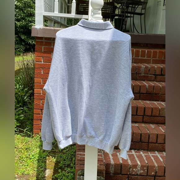 Classics by Palmland Long Sleeve Men's Quilted Polo Size XL - Picture 4 of 16